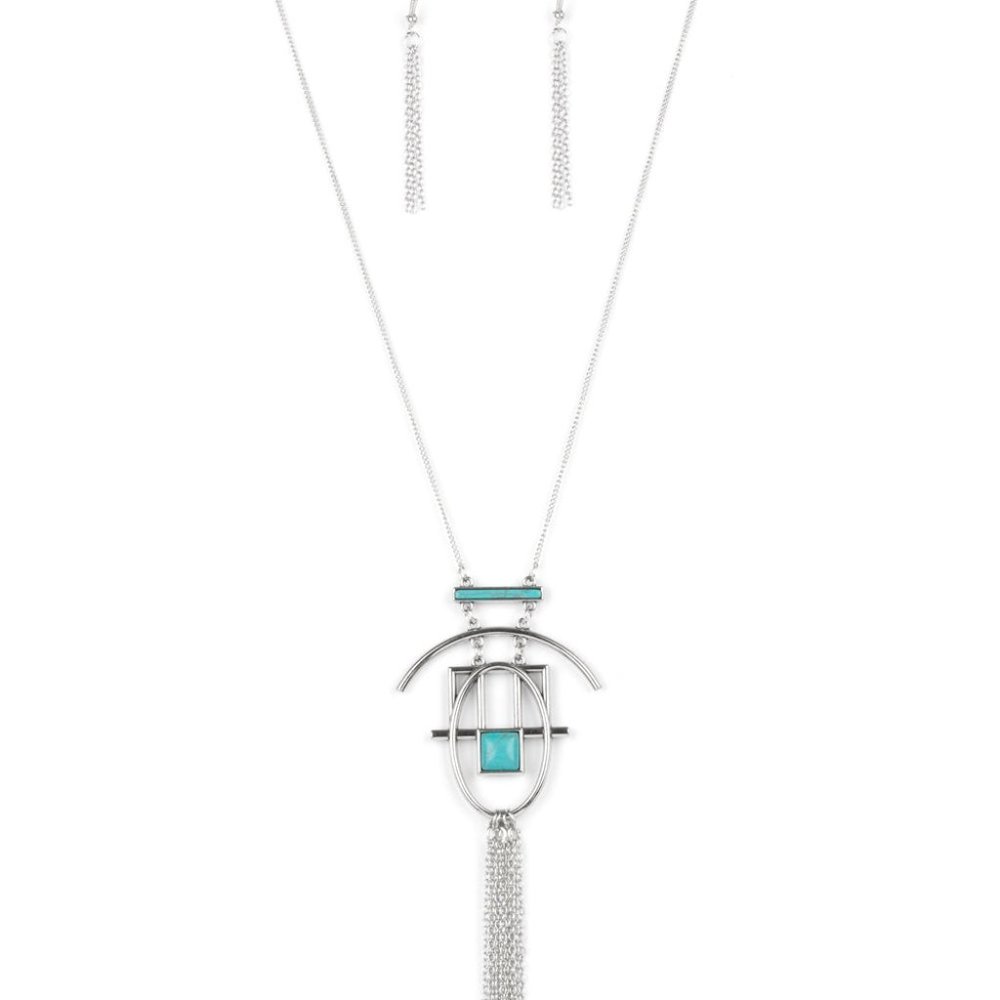 Eco Echoes Blue Necklace